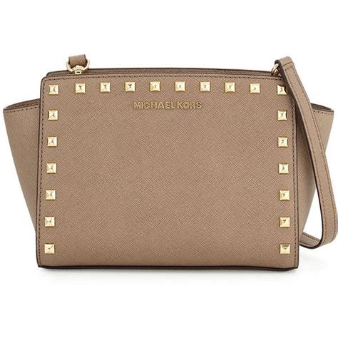 michael kors selma medium beige|michael kors selma medium messenger.